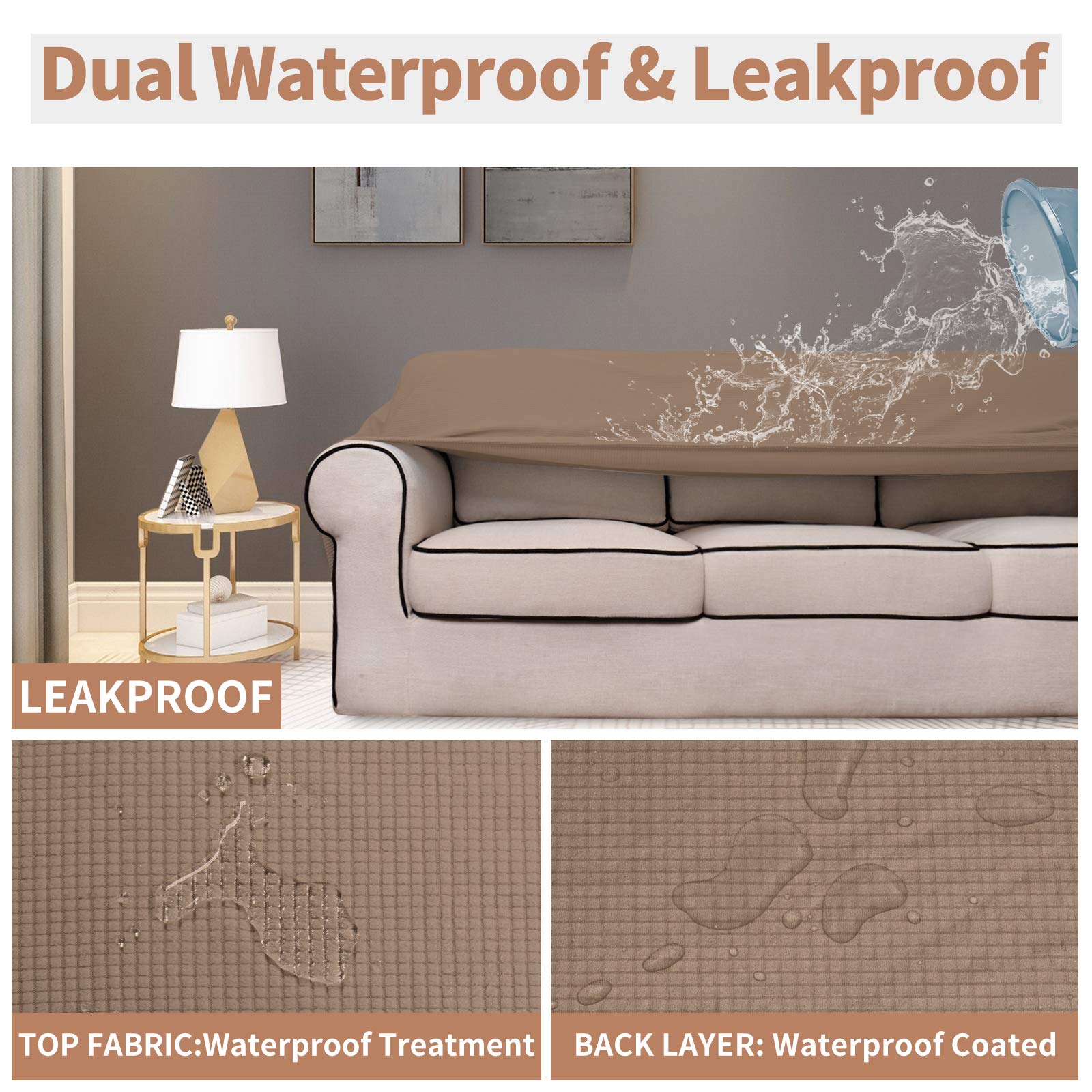 Easy-Going protector de muebles doble impermeable para manchas