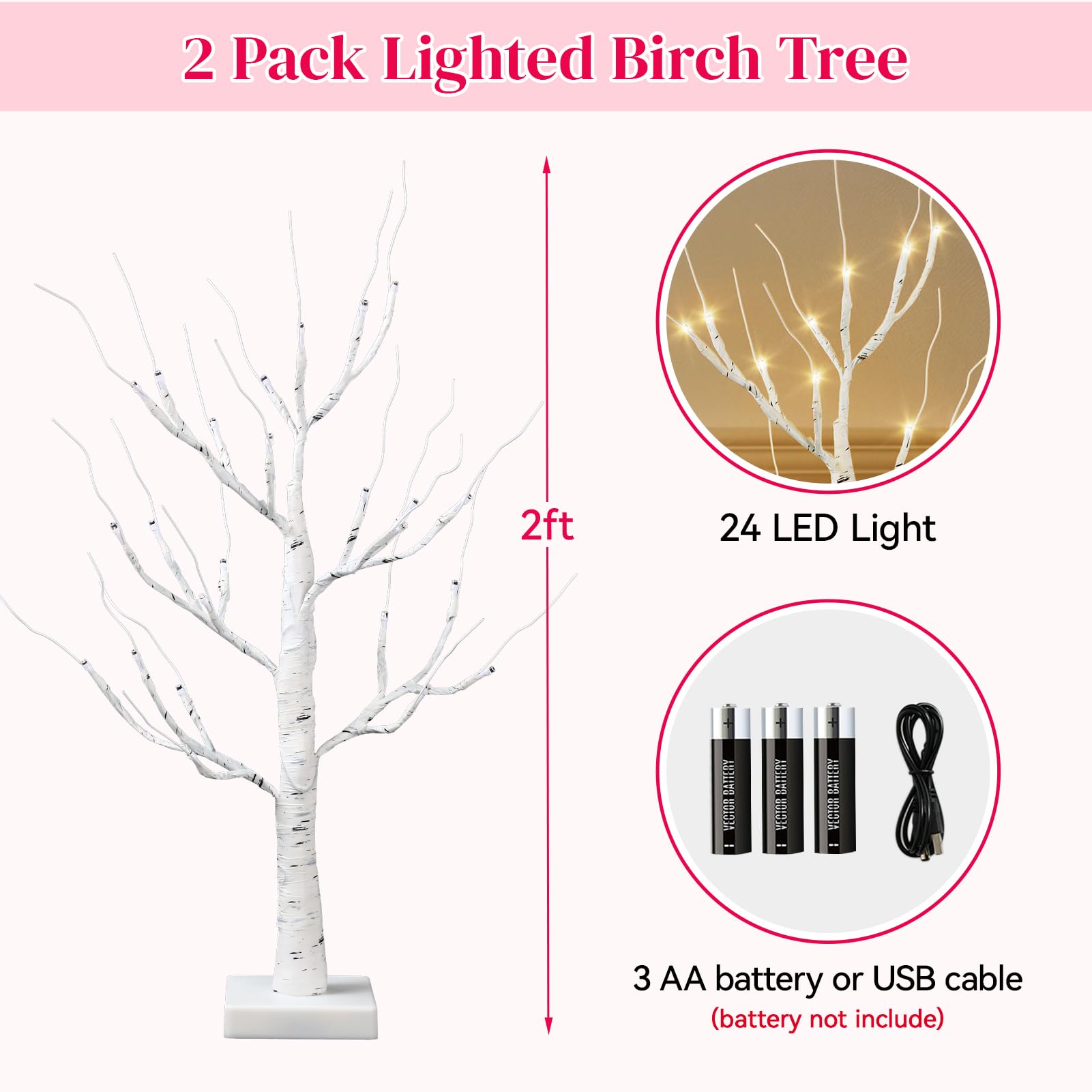 Encavy opción de alimentación USB o baterías para flexibilidad.