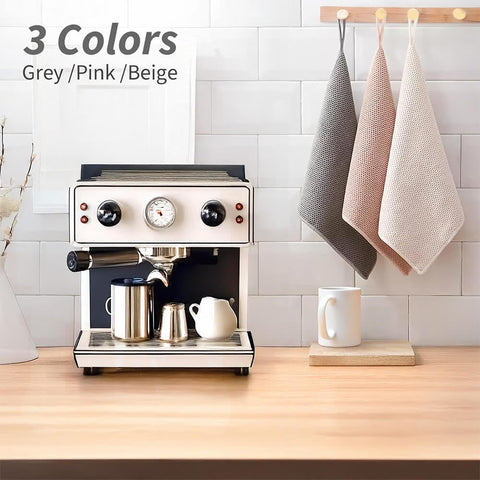 Toalla de microfibra EubooTree, absorbente y suave para leche espumada.