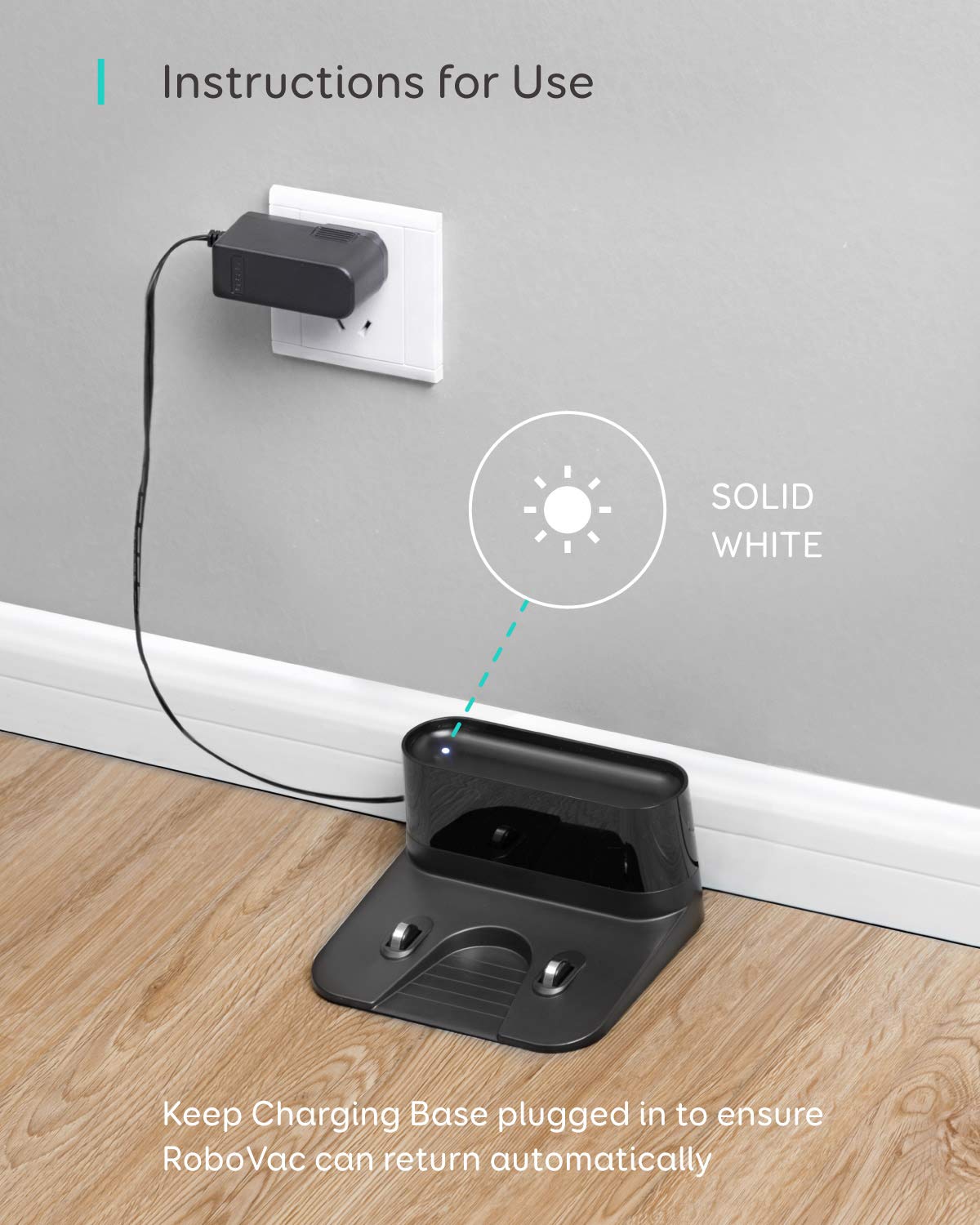 Base de carga adicional de eufy, ideal para mantener dos puntos de recarga en casa