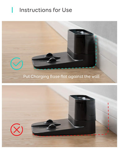 Base de carga eufy para evitar interferencias colocando la segunda base en otra habitación