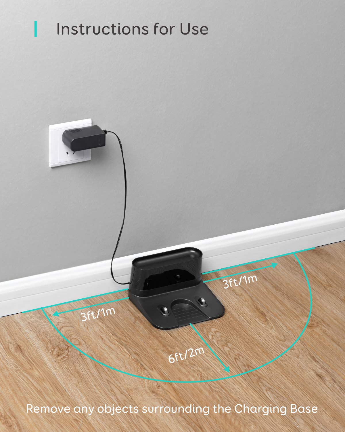 Base de carga adicional de eufy compatible con múltiples modelos RoboVac para mayor flexibilidad