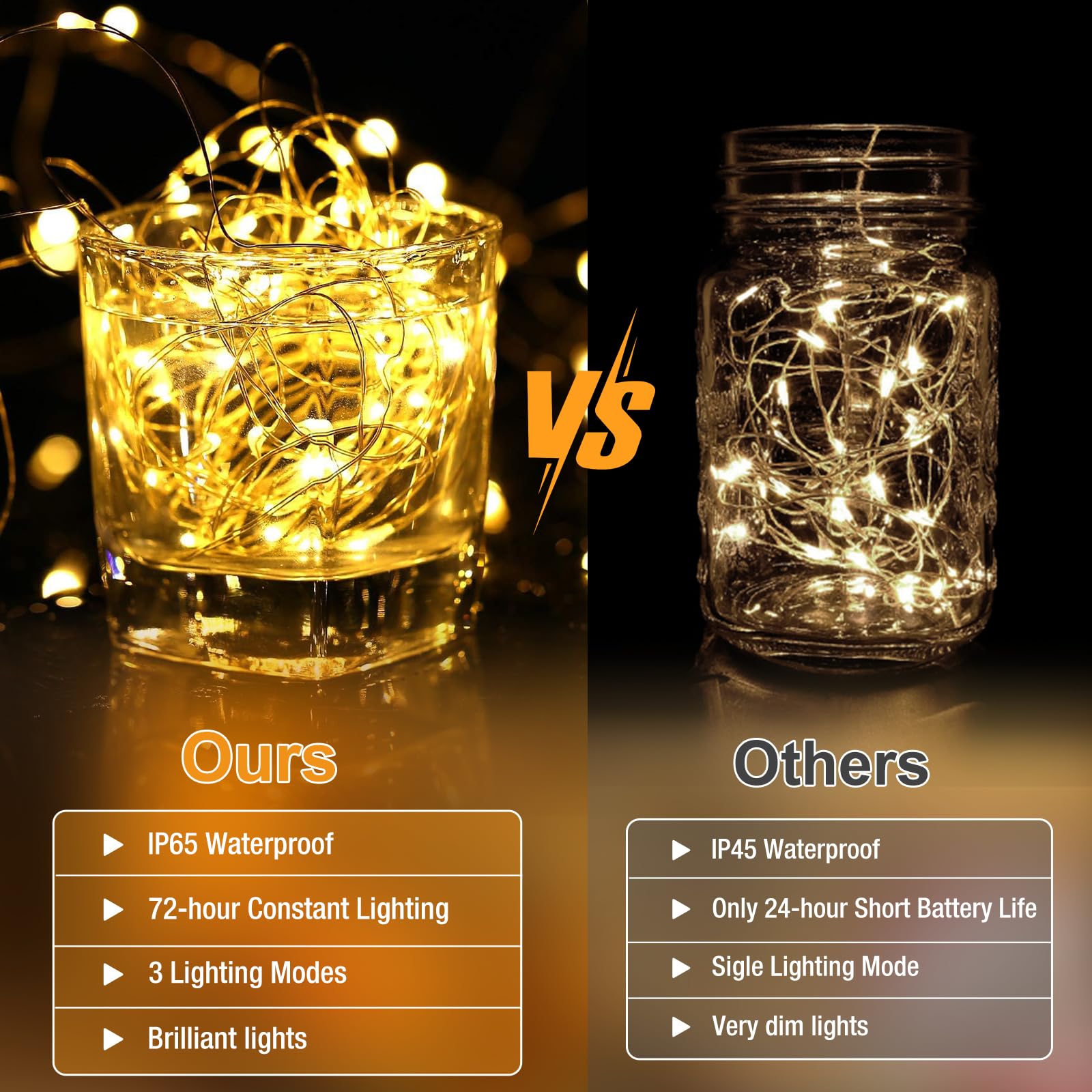 Fairdeer luces para jarrones y vasos que crean ambiente cálido