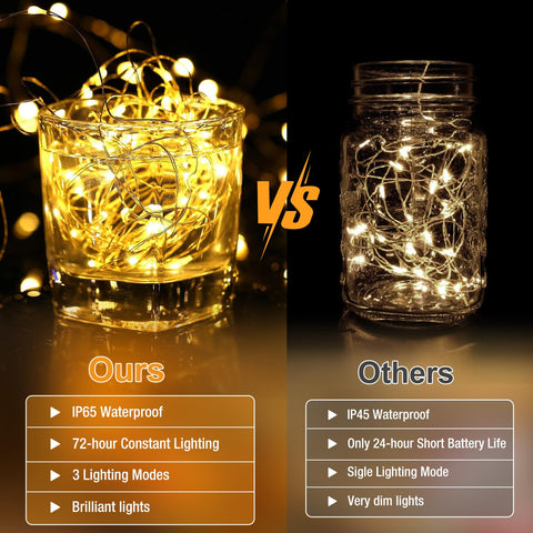 Fairdeer luces para jarrones y vasos que crean ambiente cálido