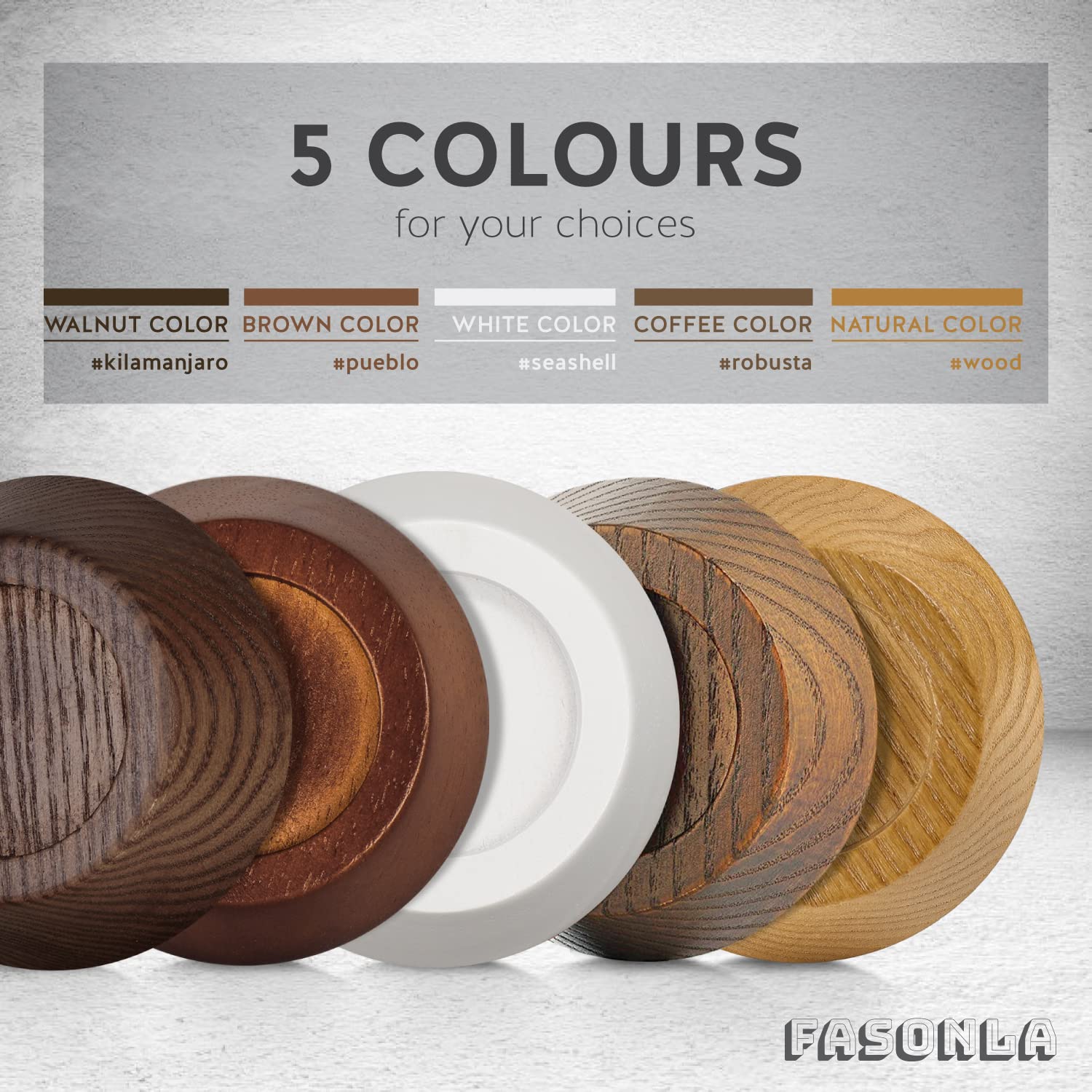 Elevadores FASONLA de 8 piezas a 2 pulgadas, ajuste sencillo para mayor altura.