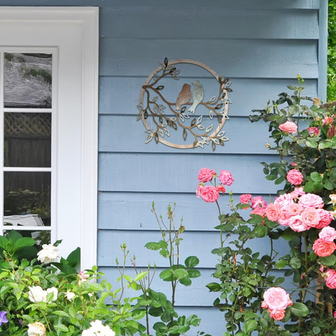 Ferraycle arte en metal suave, acento decorativo para sala.