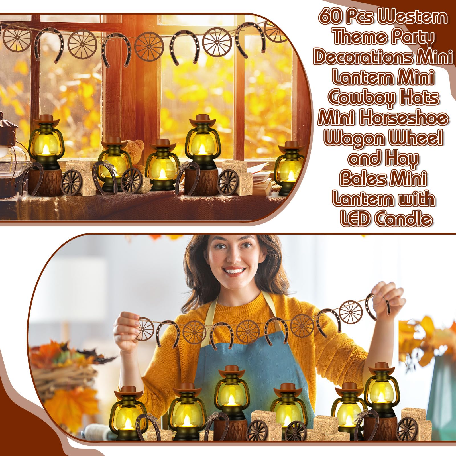 Ferraycle paca heno mini aporta ambiente campestre para interiores y exteriores.