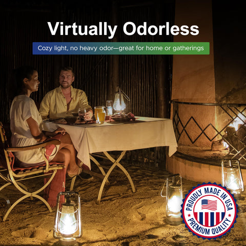 Firefly Fuel: vela de vidrio con iluminación cálida y limpia