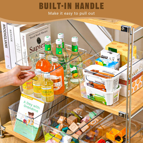 Freebat diseño transparente facilita identificar el contenido sin abrir.