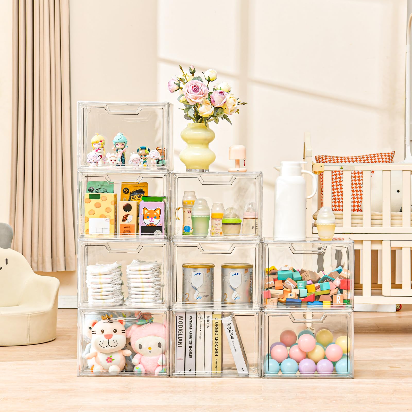 Freebat estante para coleccionables, mantiene objetos visibles y protegidos.