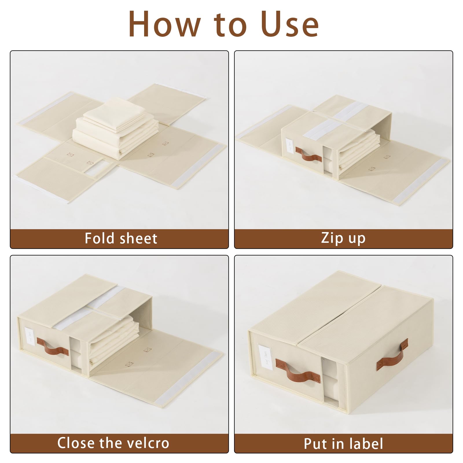 Freebat organizadores apilables para closet ordenado