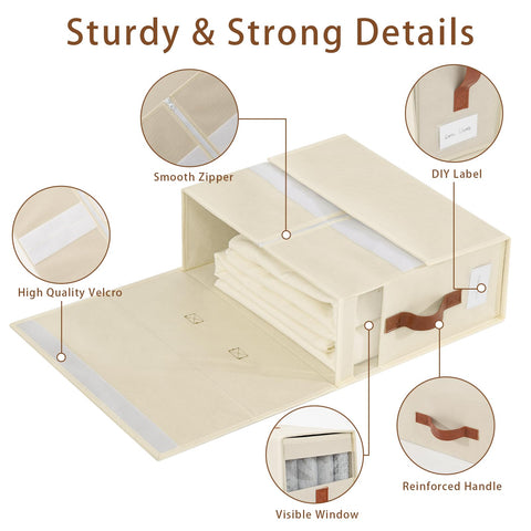 Freebat organizadores de sábanas con cartón reforzado mantienen la forma