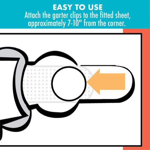 Fresh Ideas cintas para transformar sábanas planas en ajustadas.