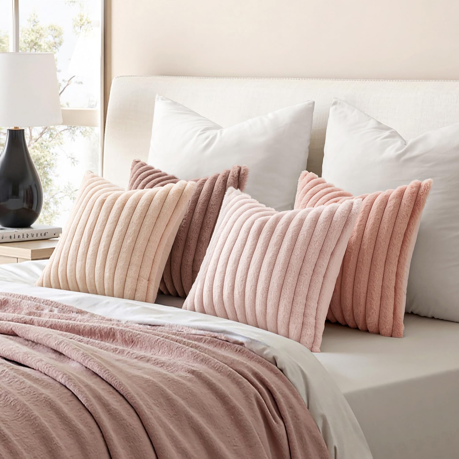 Fundas MIULEE de 18x18 en juego, renovación rápida para sofá.