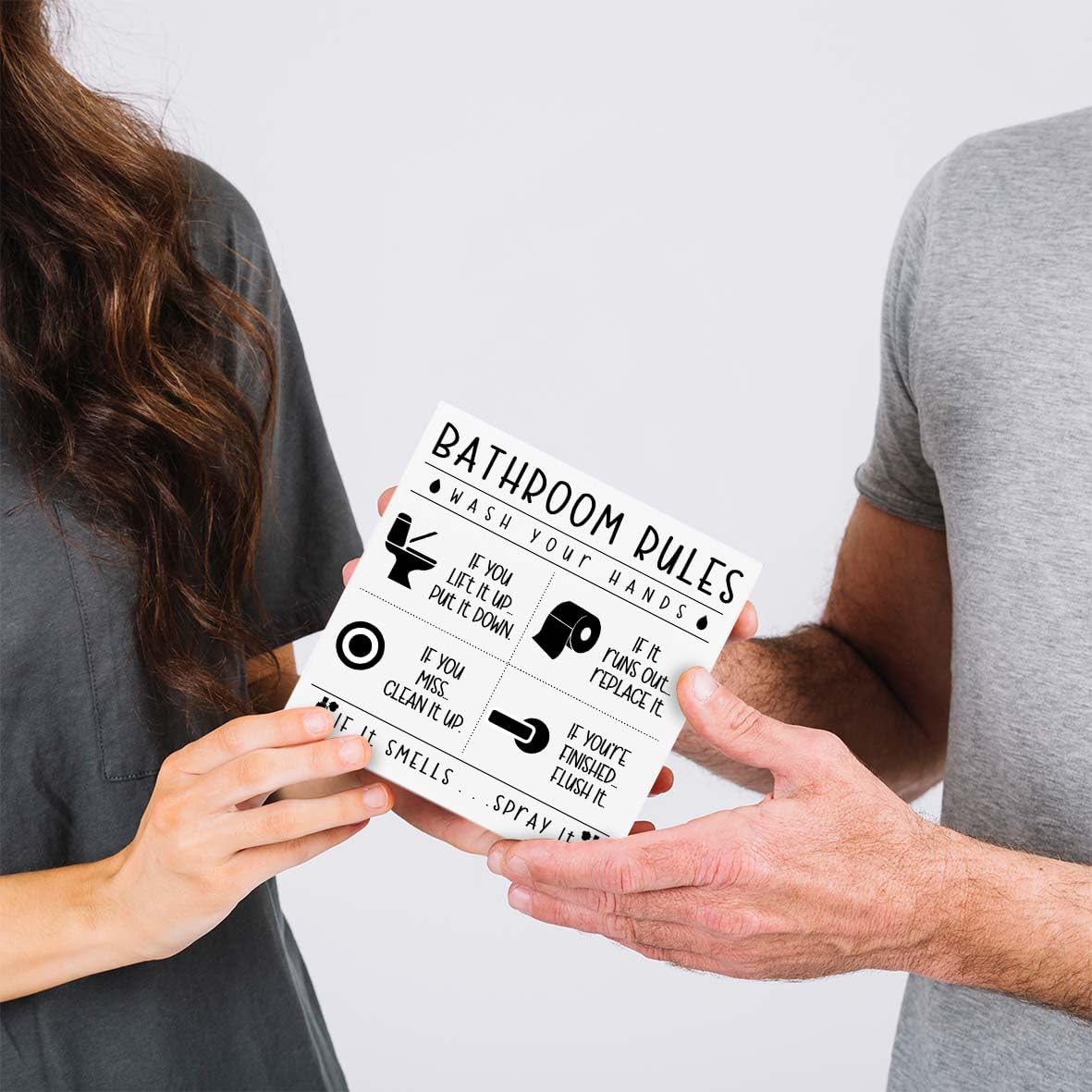 FUQWZ tamaño 5x5 pulgadas, decoración compacta para baño.