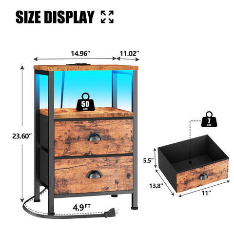 Cajones de tela de Furologee para almacenamiento ligero y organizado