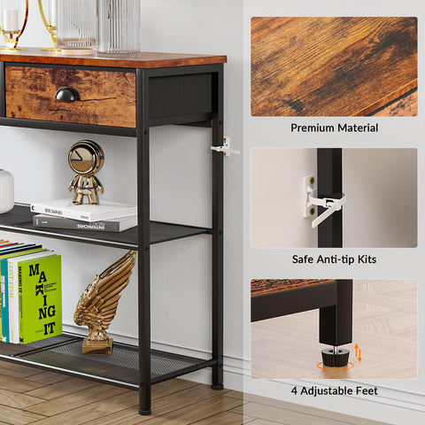 Furologee cajones de tela para entrada, almacenamiento ligero y practico.