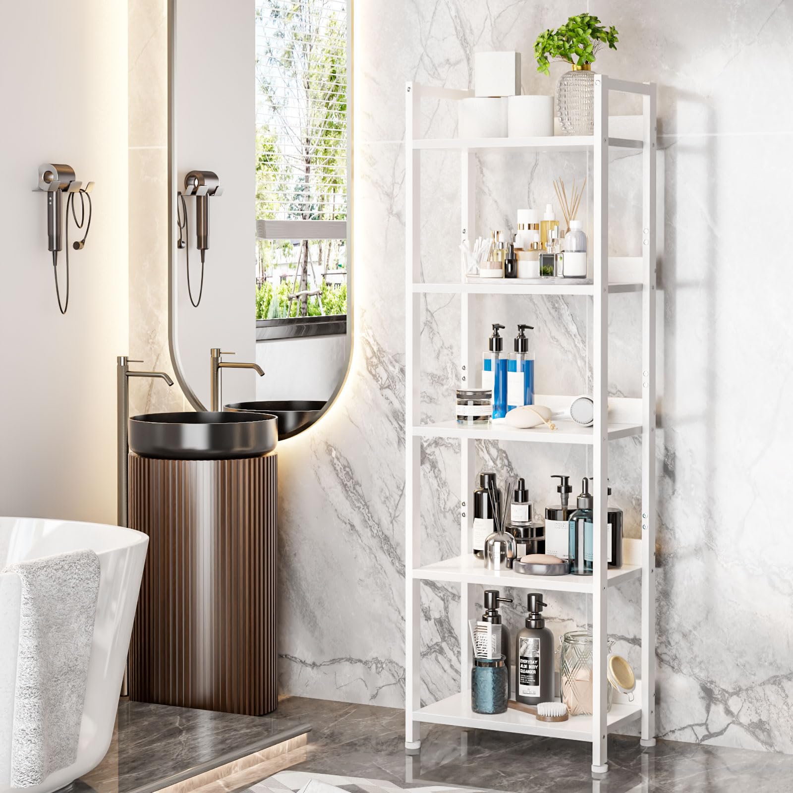 Furologee estante de pie para sala de estar y oficina.