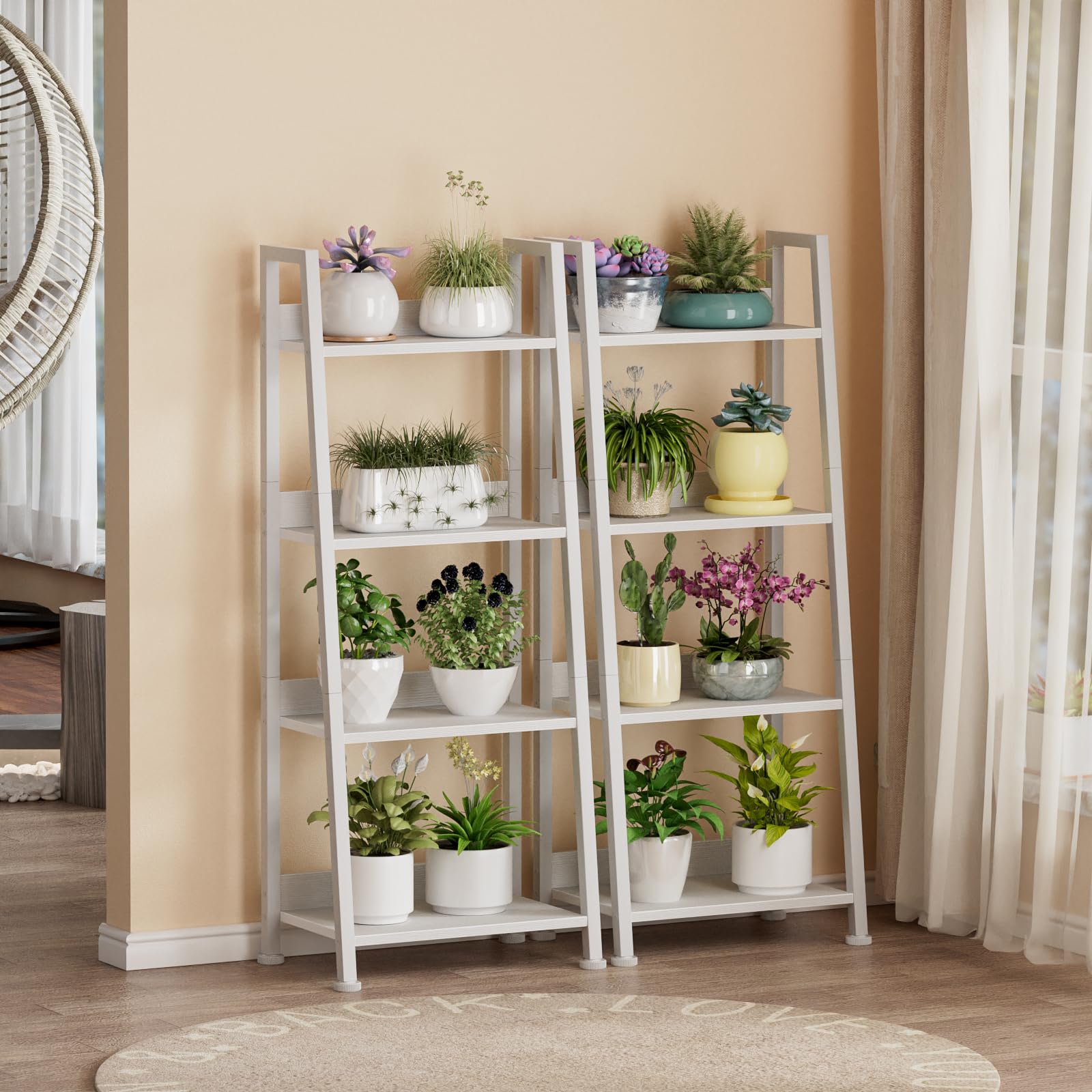 Furologee estantería escalera ensamblaje-facil con instrucciones claras.