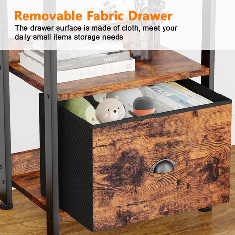 Furologee estantería ahorra espacio y exhibe decoraciones con estilo.