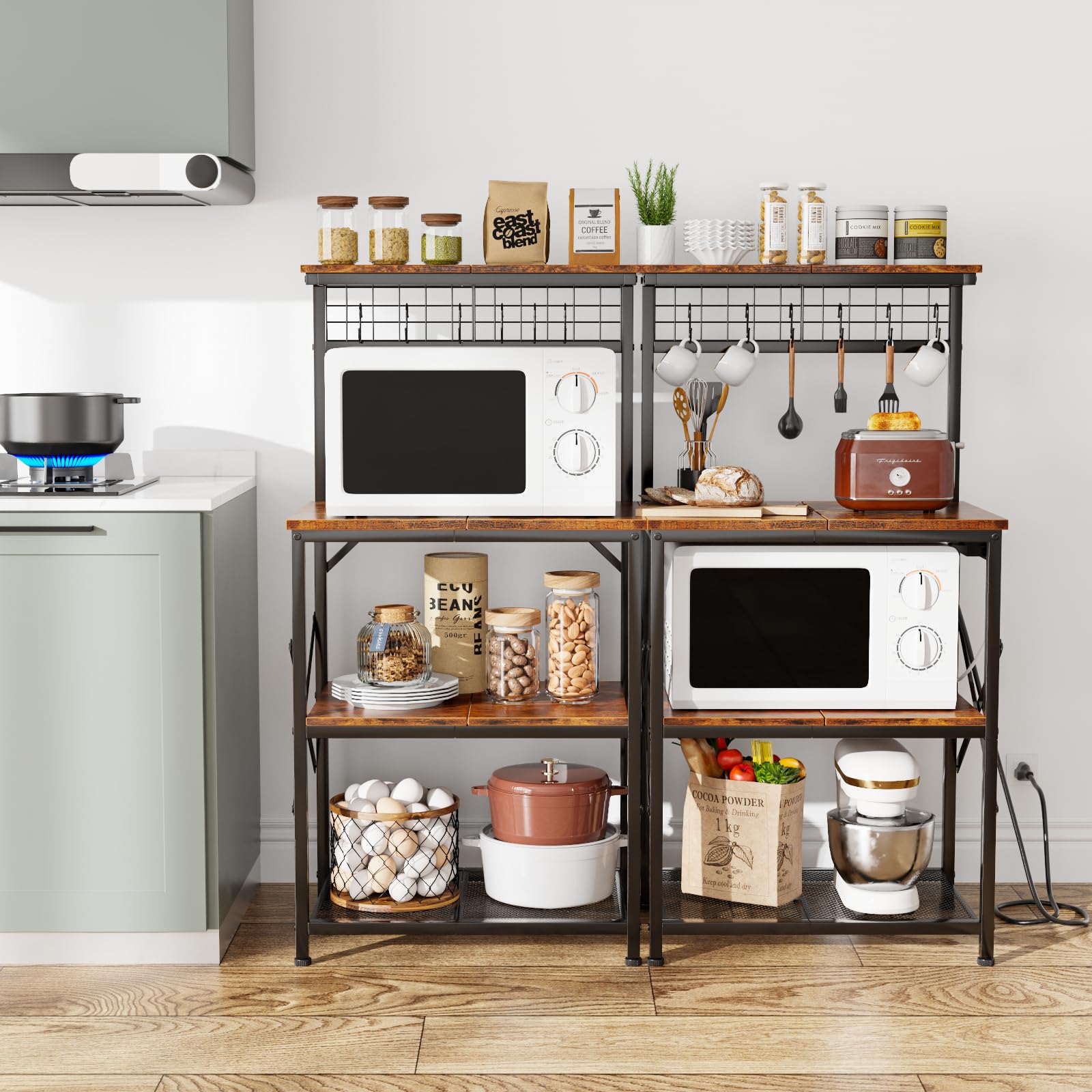 Furologee estantería uso multifuncional en cocina y salón