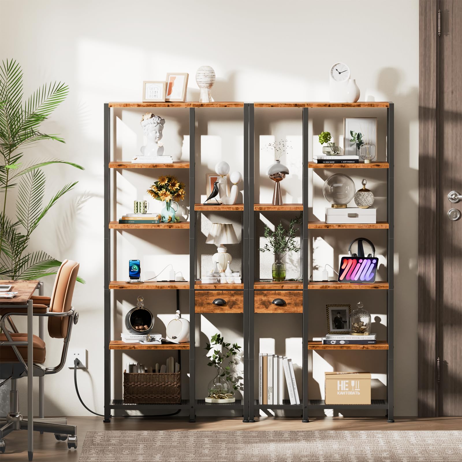 Furologee para dormitorio y oficina: almacenamiento compacto