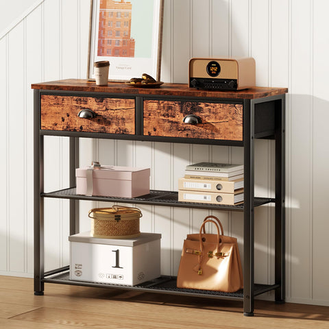 Furologee mesa de entrada de 30 pulgadas, perfecta para recibidores compactos.