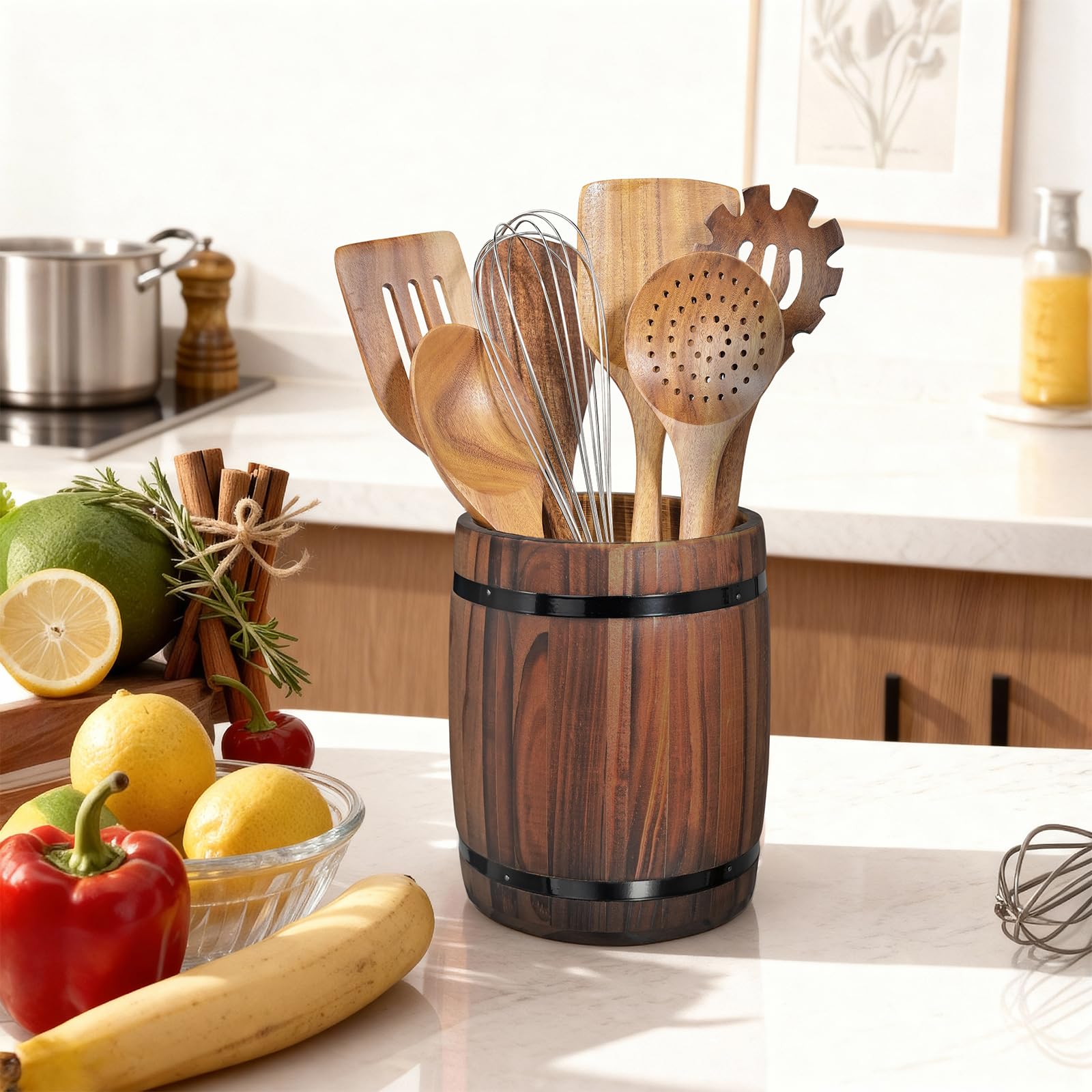 Generic capacidad-grande-para-utensilios: espacio para cucharas y cucharones al alcance