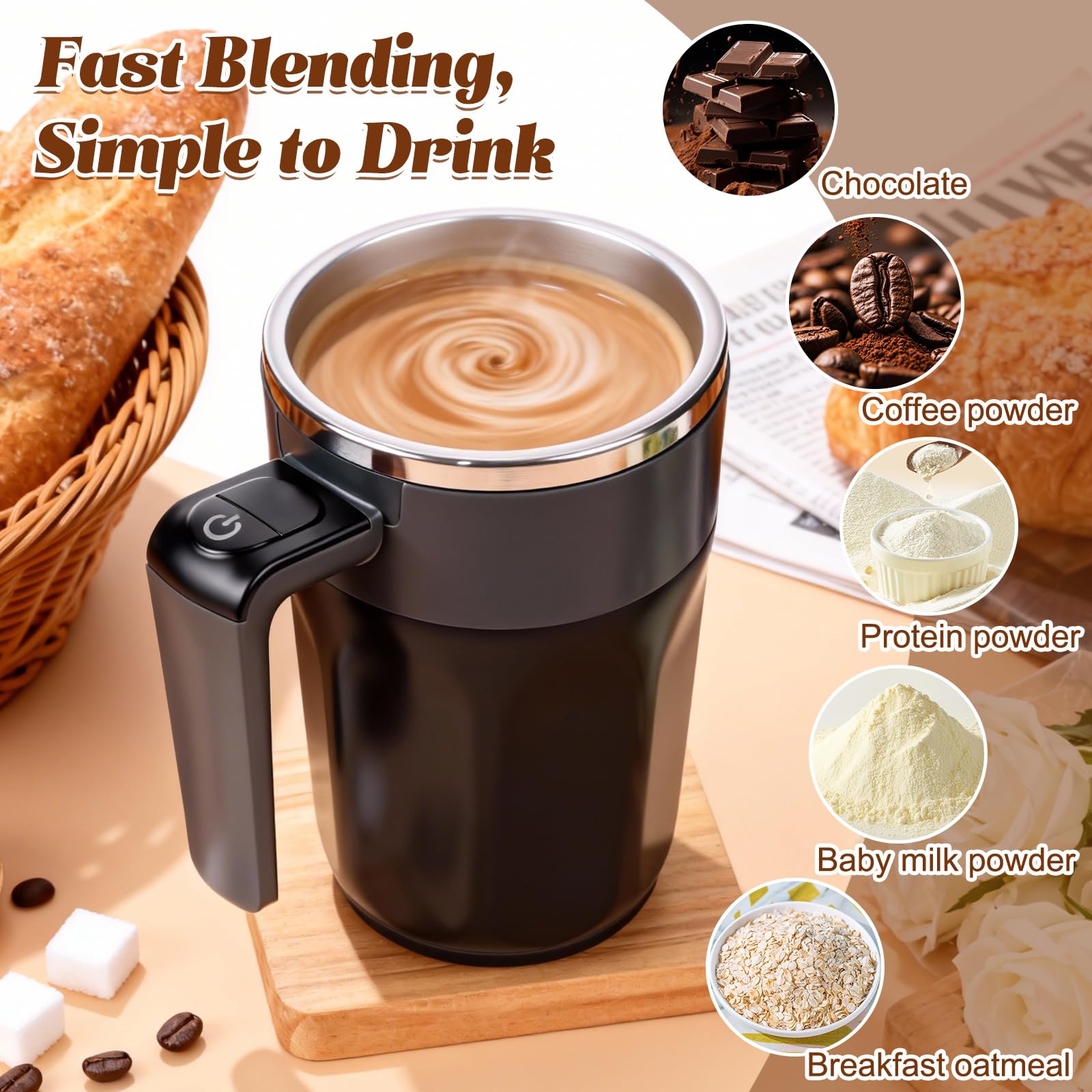 Diseño ergonómico de la taza Generic para un agarre cómodo.