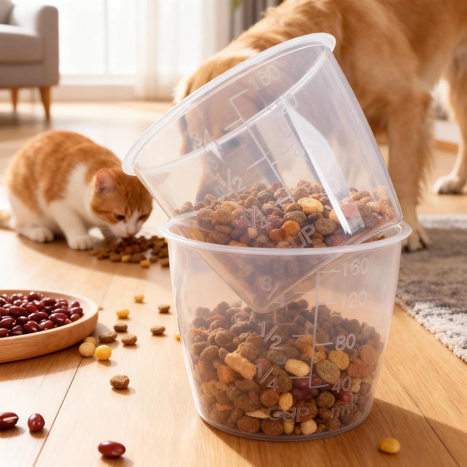 Genérico: tazas medidoras aptas para lavavajillas para limpieza rápida