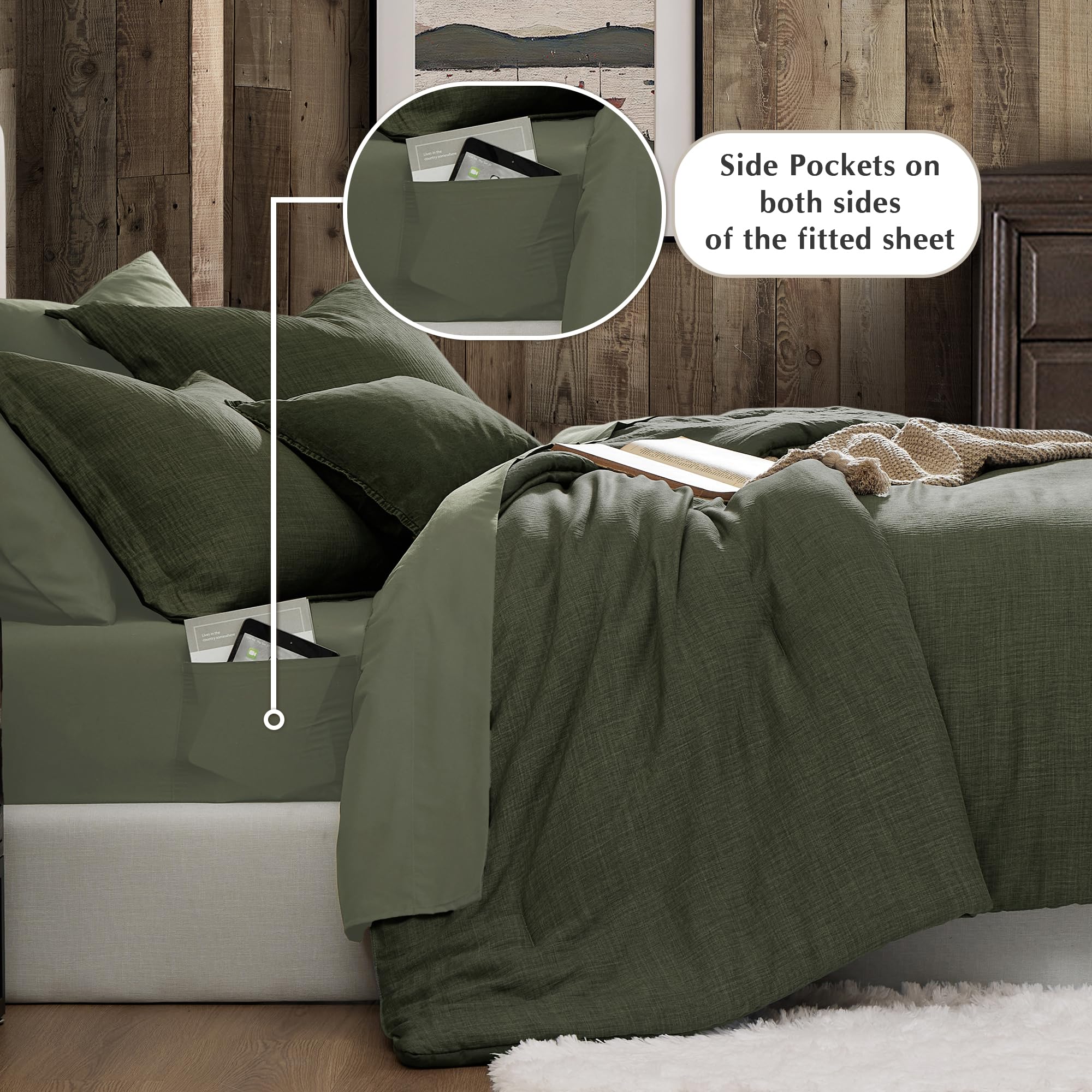 Geniospin Almohadas 20x40 con cierre, soporte cómodo para la noche.