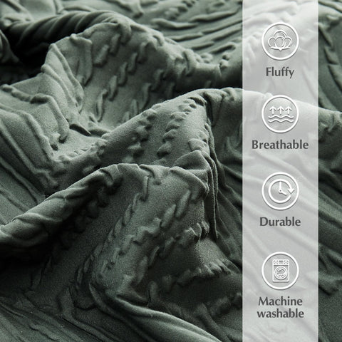 Geniospin cojín 20x36 verde oscuro añade estilo botánico