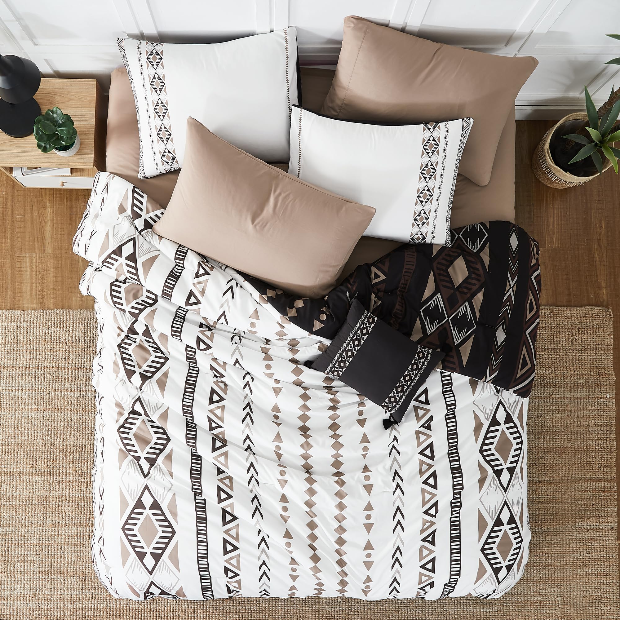 Geniospin Edredón Cal King cuidado fácil: lavable a máquina y resistente al pilling