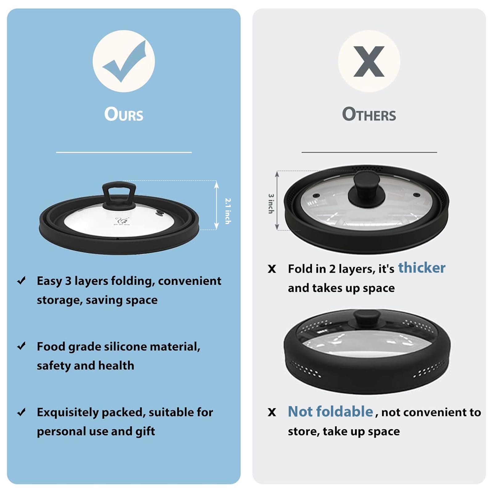 Durabilidad para uso diario en cocina con manejo seguro.