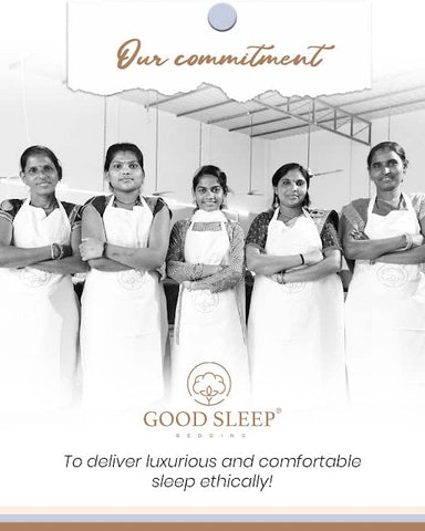 Tejido transpirable Good Sleep Bedding que ayuda a regular la temperatura.