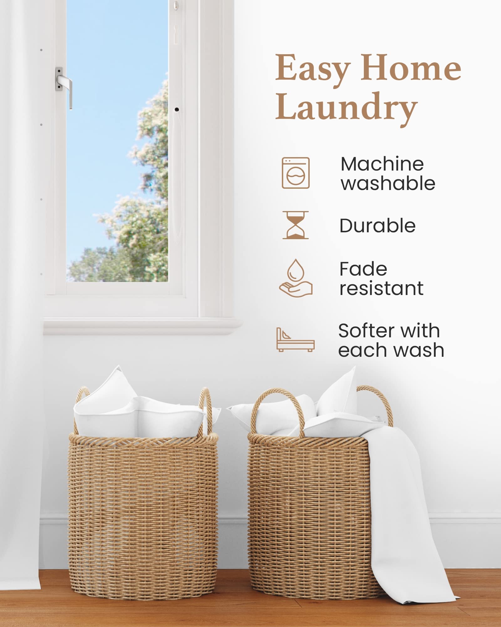 Almohadas extra para completar el set Good Sleep Bedding.