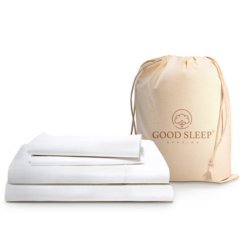 Sábanas Good Sleep Bedding satén egipto 100%, tacto sedoso para dormir.