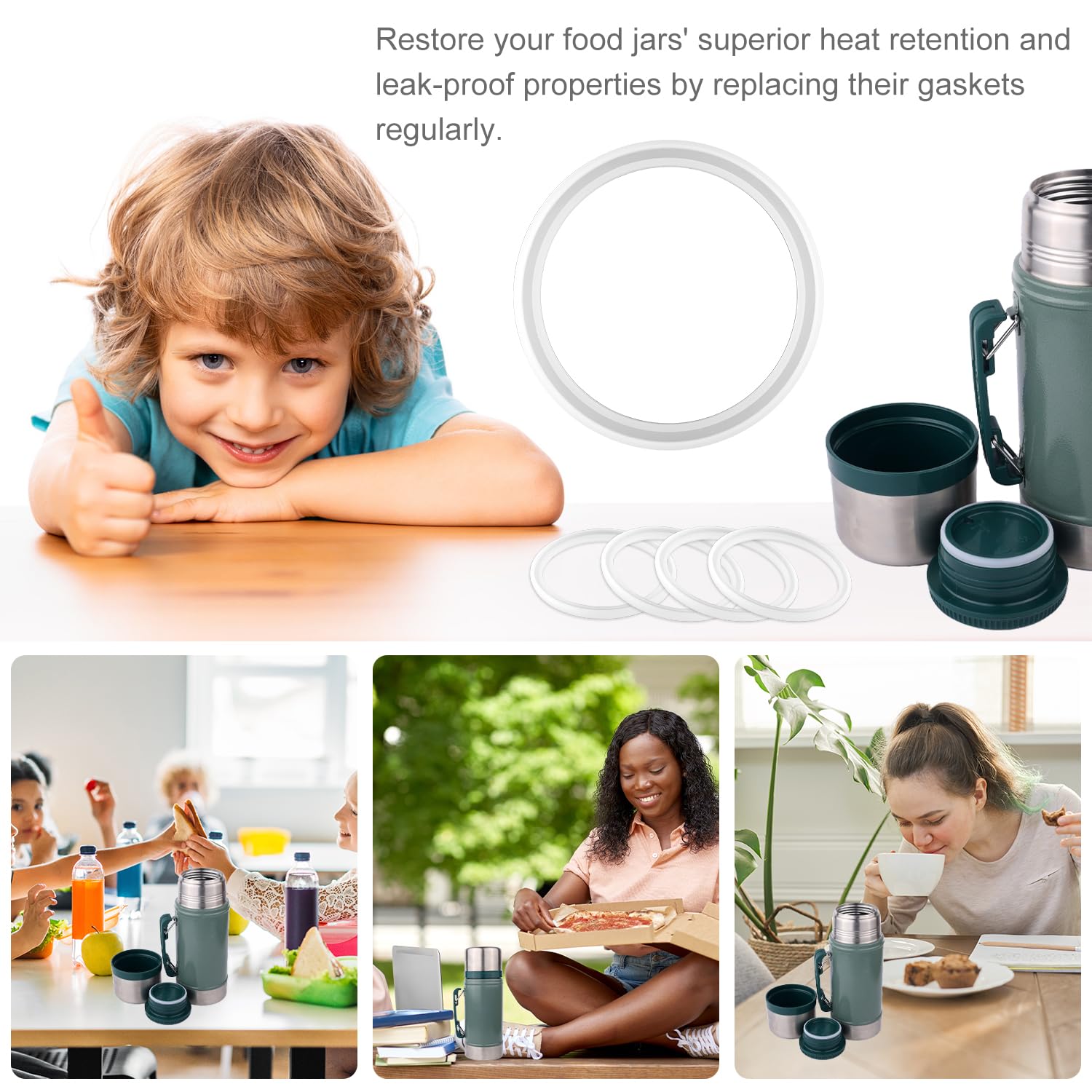 Sello de repuesto Gosknor para Stanley 24oz, restaura sellado original.