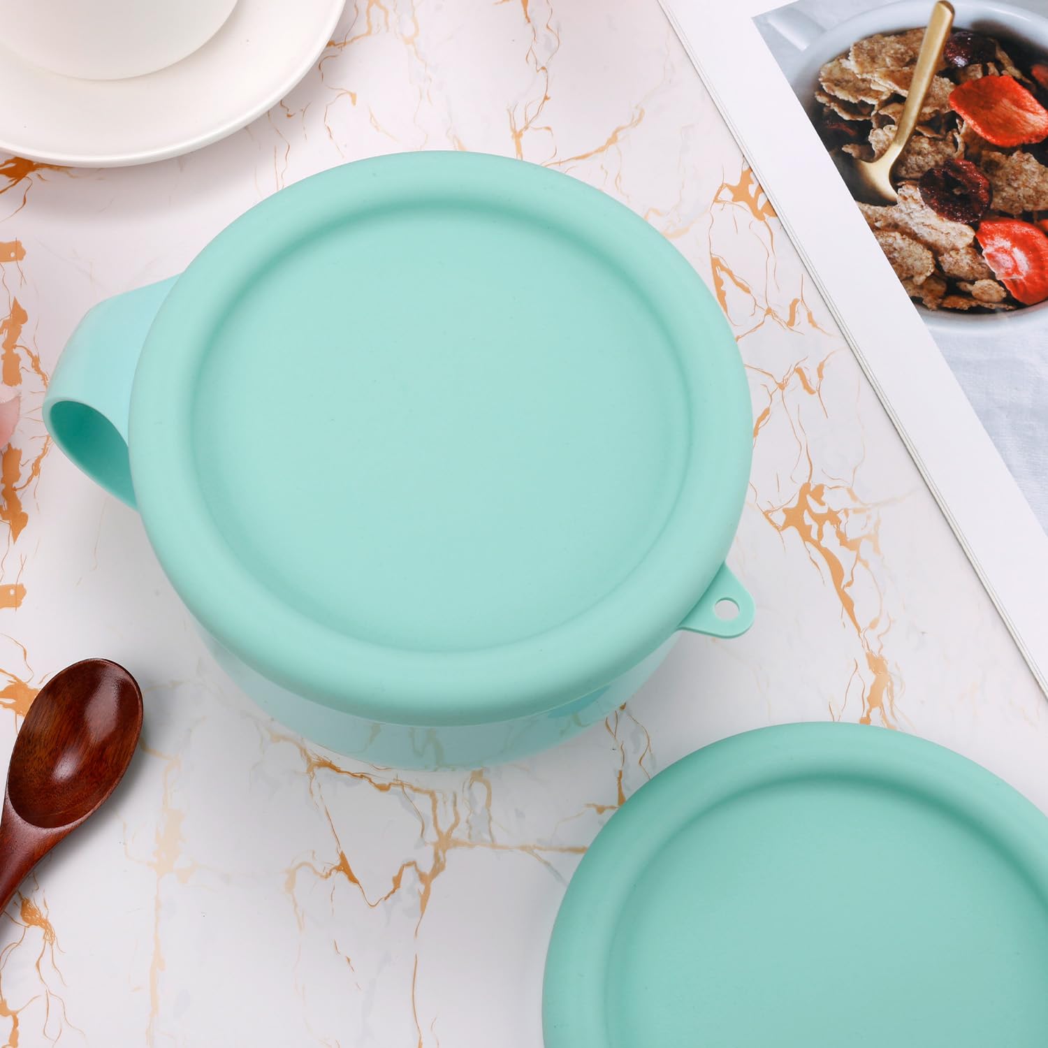 Gosknor tapa de silicona para Dash, evita derrames al servir