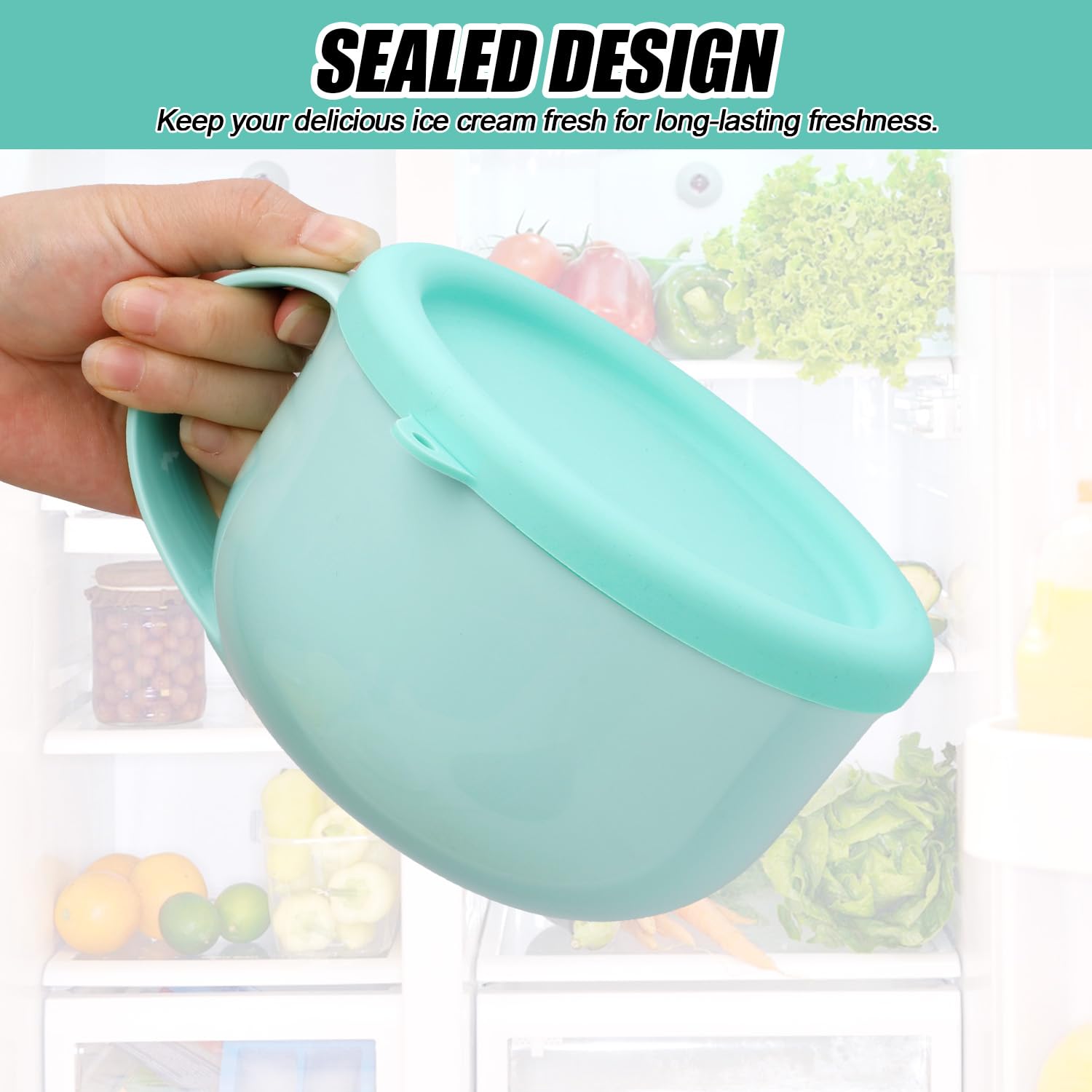 Gosknor tapa silicona apta para congelador, mantiene sabor