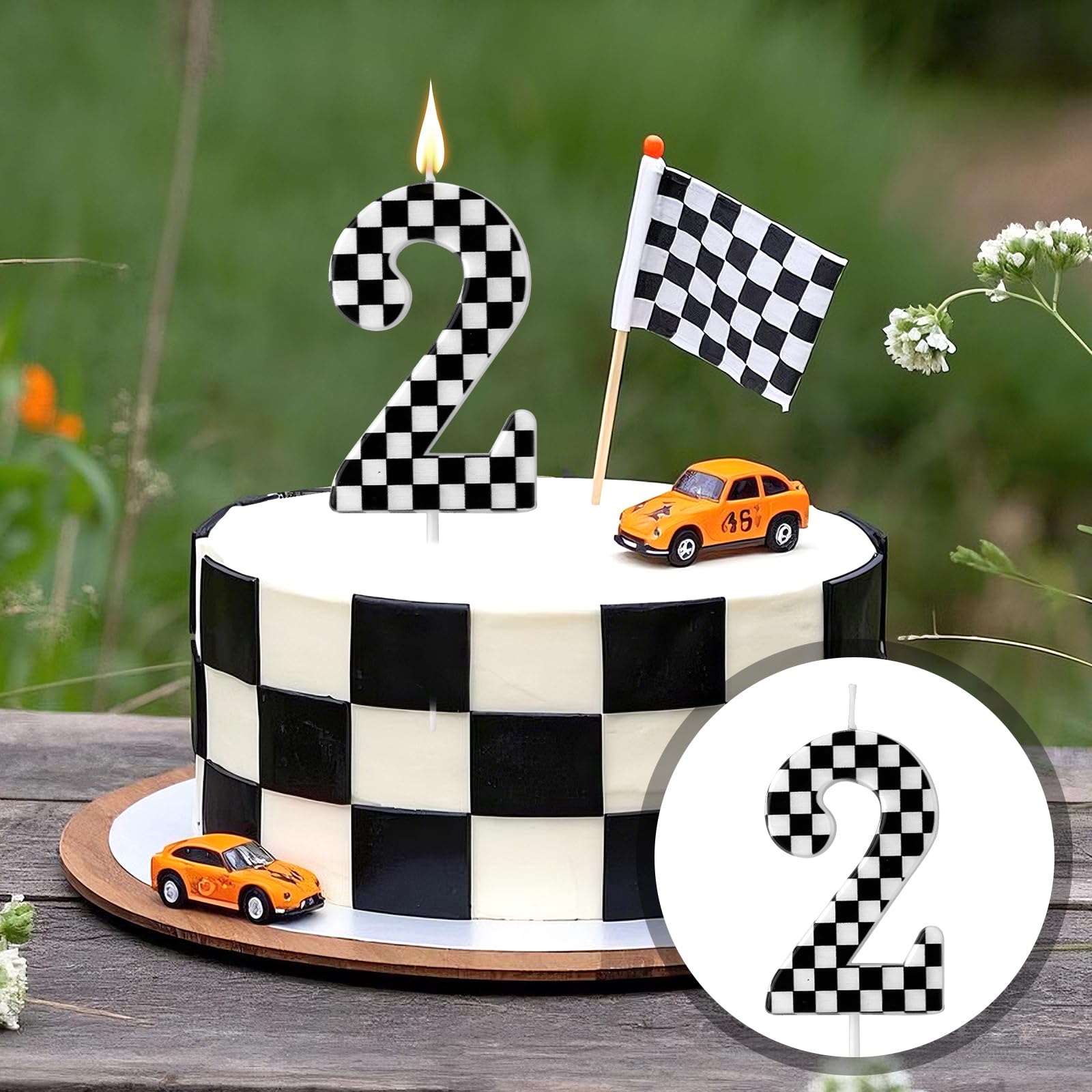 Vela Gosknor de parafina de calidad para uso seguro en interiores o exteriores.