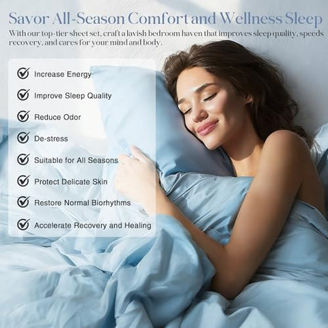 GroundBam Sábanas: absorción de humedad para dormir cómodo toda la noche.