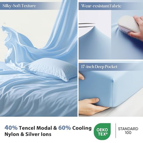 GroundBam Sábanas: tacto frío y sensación fresca durante la noche.