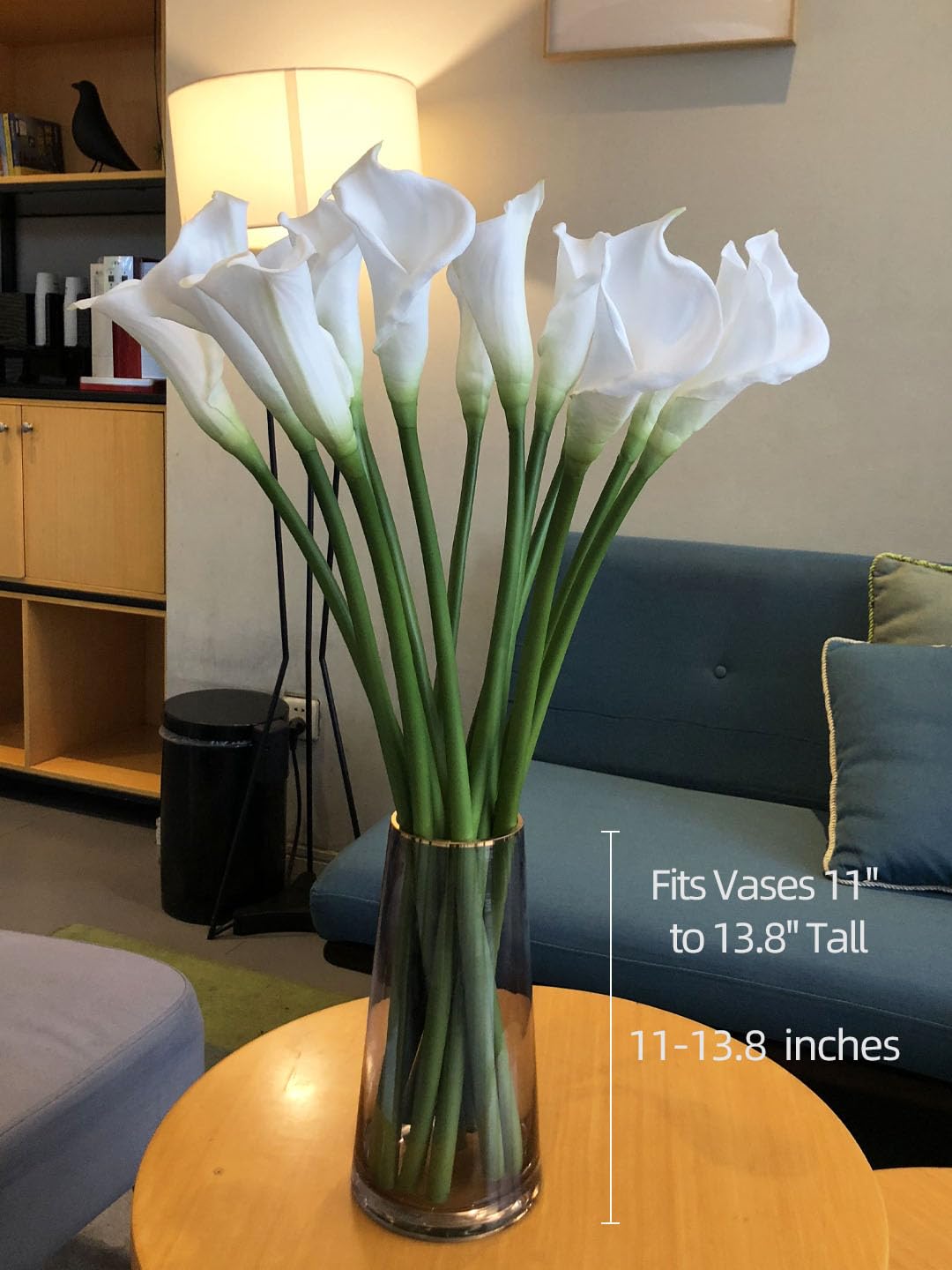 grtefhu arreglo decorativo de lirio Calla para oficinas