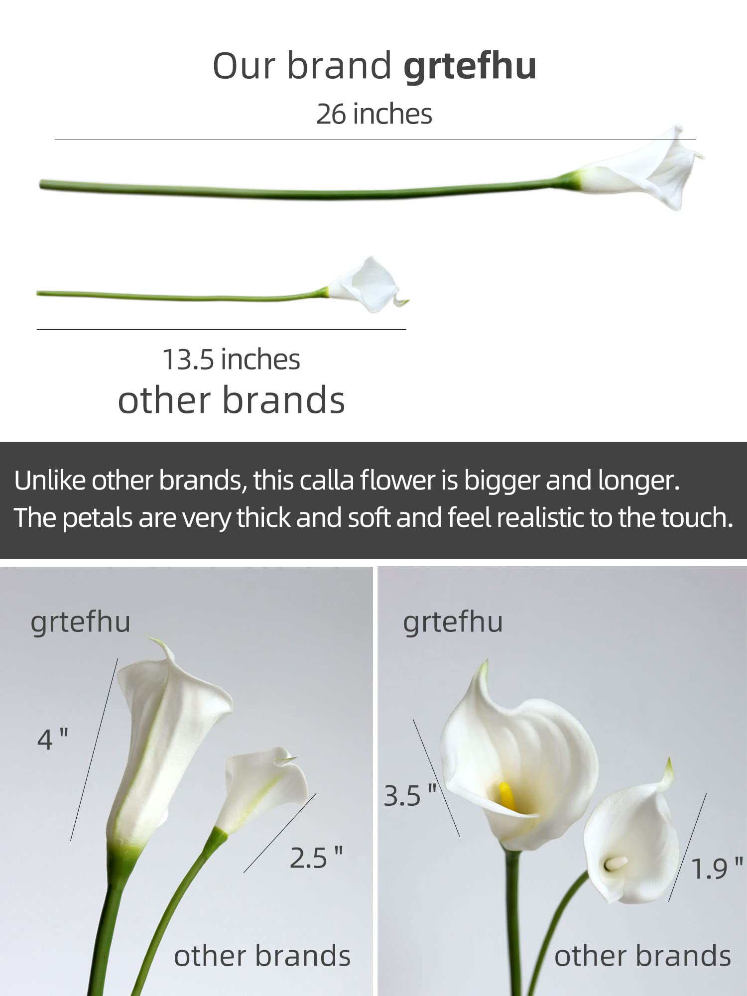 grtefhu flor artificial para decoraciones interiores versátil