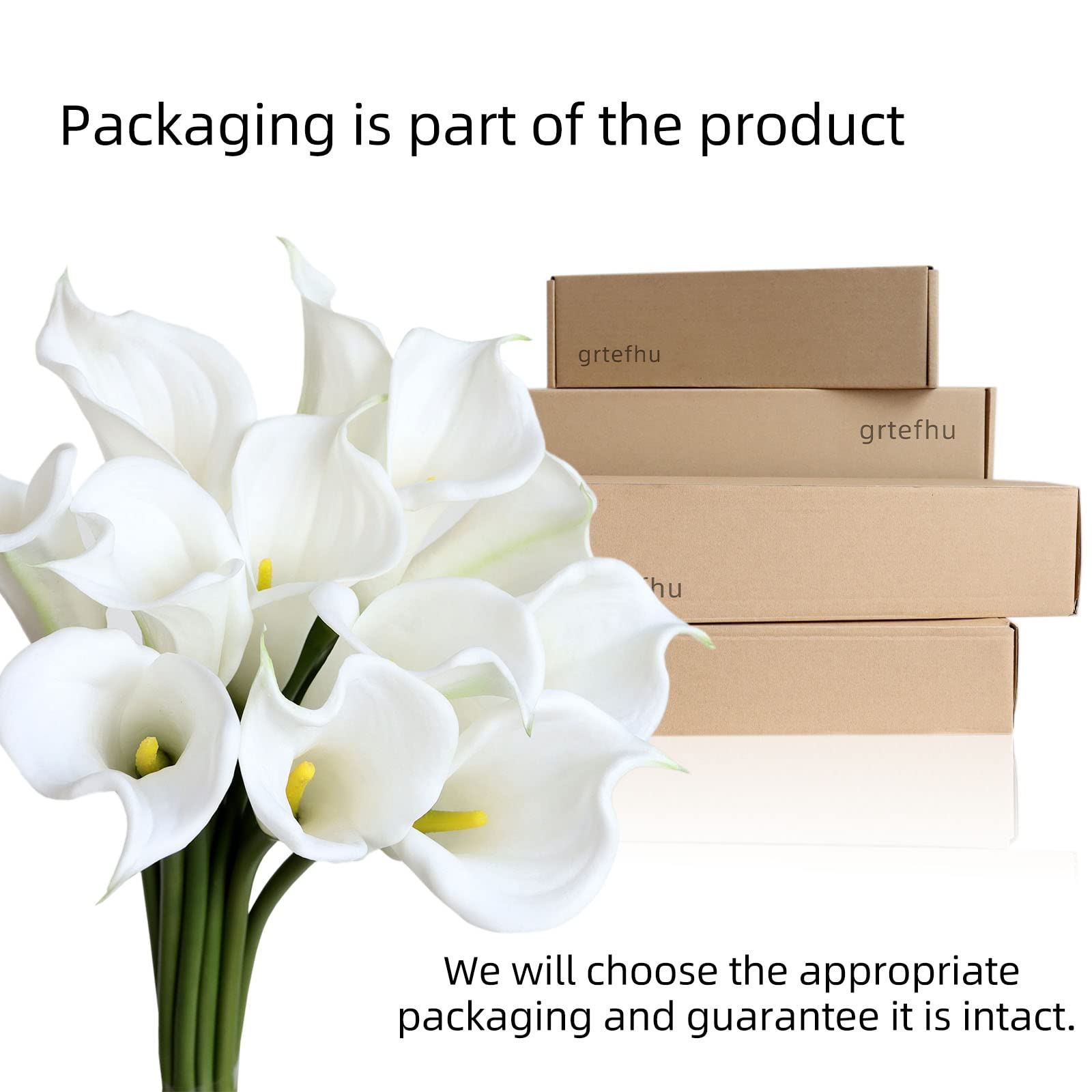 grtefhu lirio Calla blanco, diseño para bodas y decoraciones