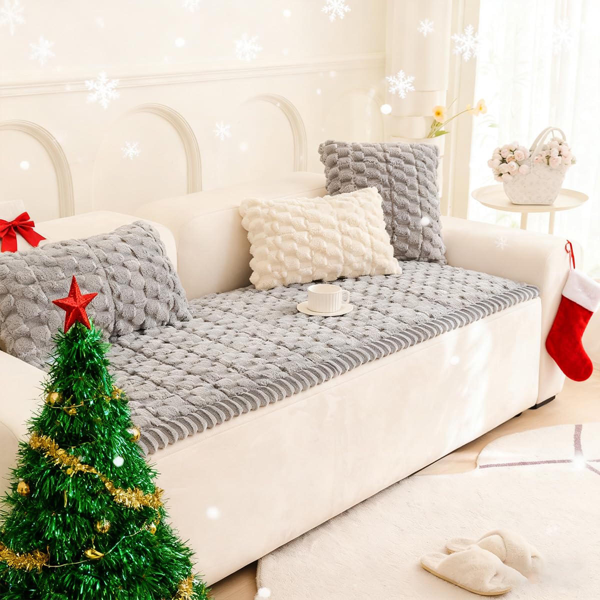 Protector Gumfolk para sofá, duradero y fácil de limpiar.