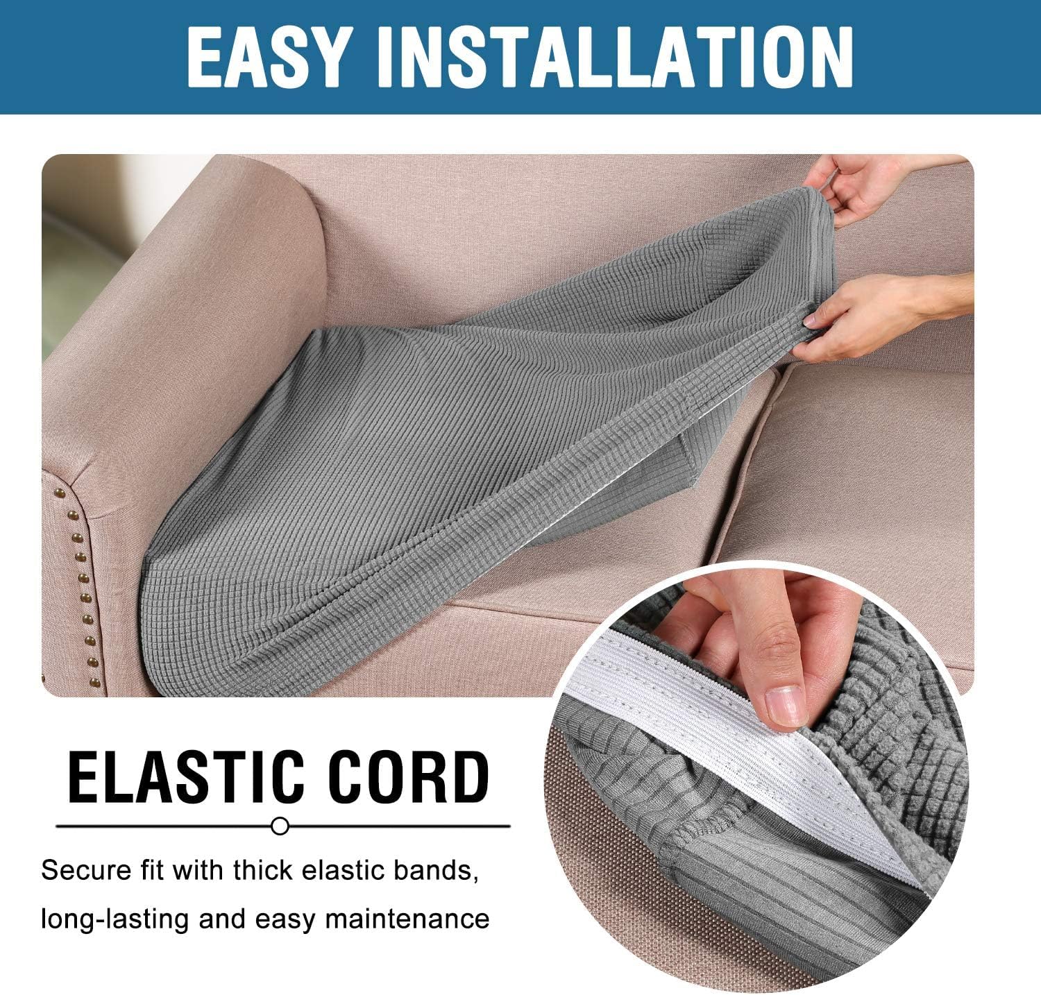 Ajuste sin deslizamiento gracias a los elásticos y bucles