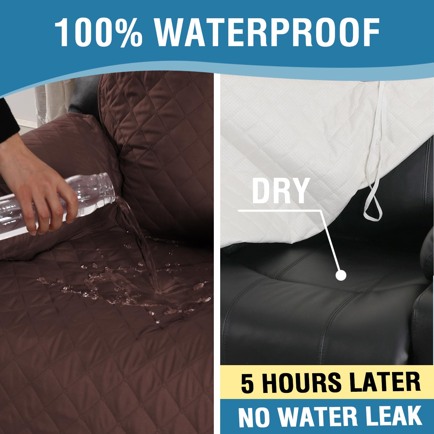 Cinco capas de tela para mayor durabilidad y suavidad