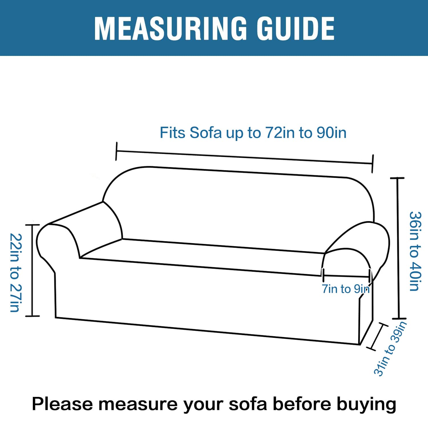 H.VERSAILTEX cubre sofá gris de velur, aspecto renovado